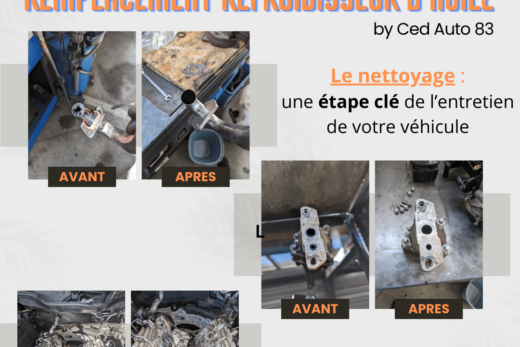 Remplacement de refroidisseur d&#8217;huile : c&#8217;est possible chez Ced Auto 83