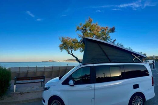 Mercedes Marco Polo 163 CV 5 places ,Boîte Méca, blanc, 2015