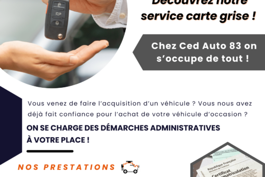 Découvrez notre service carte grise ! ✨